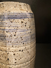 Large Specked Brown Studio Stoneware Pottery