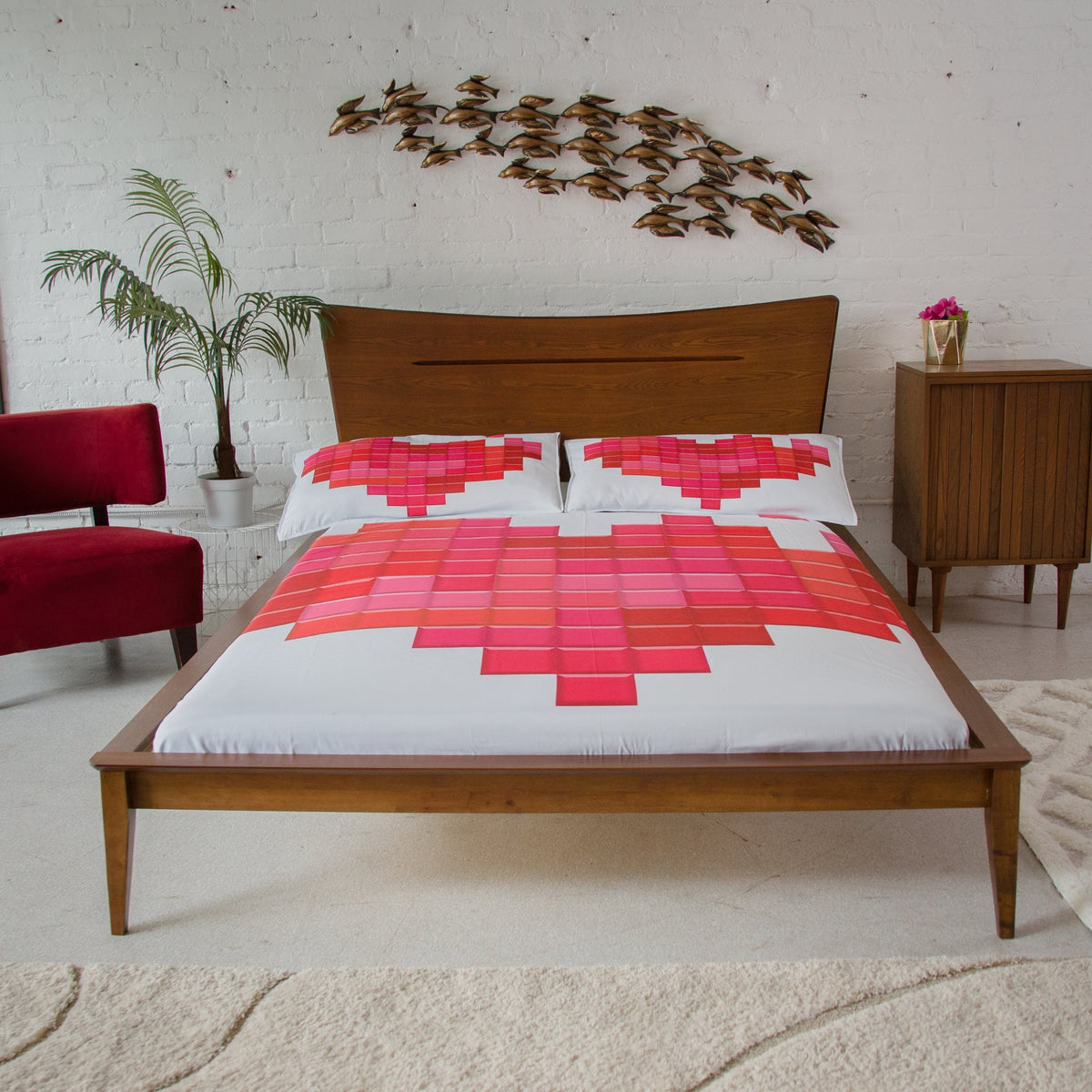 Wayan Dark Wood Bed Frame
