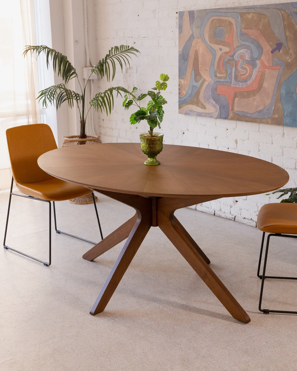 Jasper Oval Dining Table 63