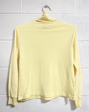Vintage Butter Yellow Turtleneck (M)