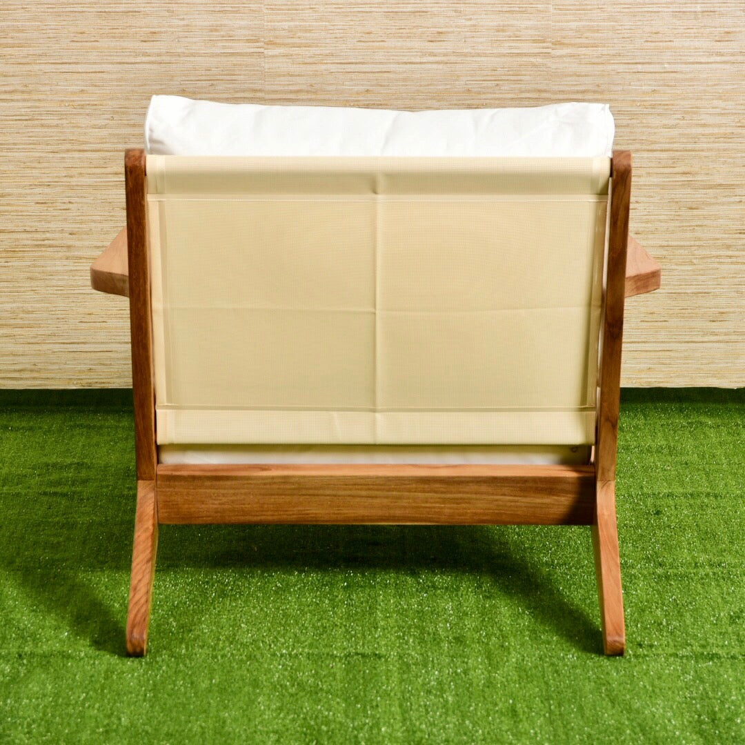 Outdoor Teak Sleek Lounge Chair