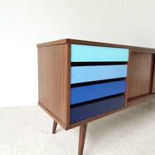 Ombré Media Console in Blue