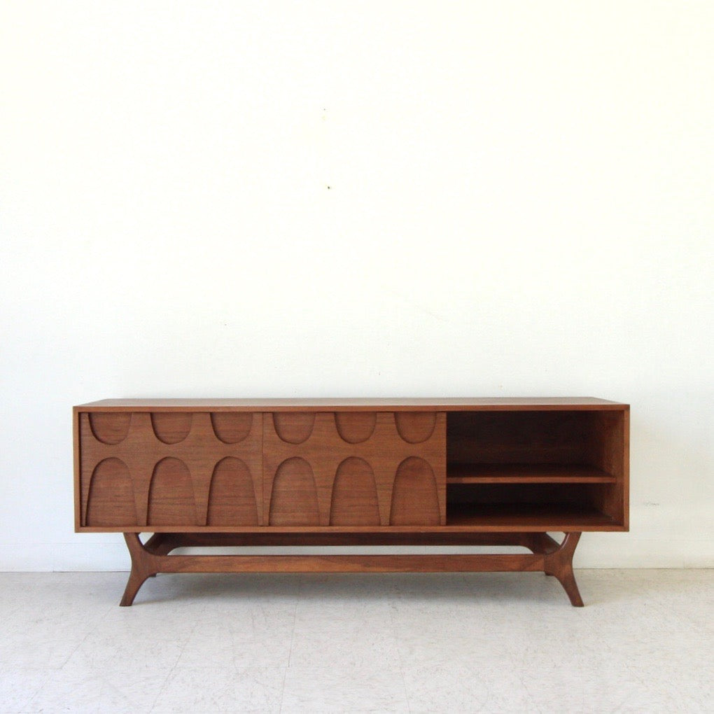 Scandinavian Walnut Credenza by Sunbeam Vintage