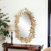 Gold butterfly Mirror