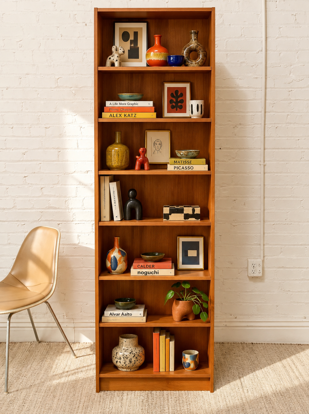 Vintage Danish Modern Teak Bookcase