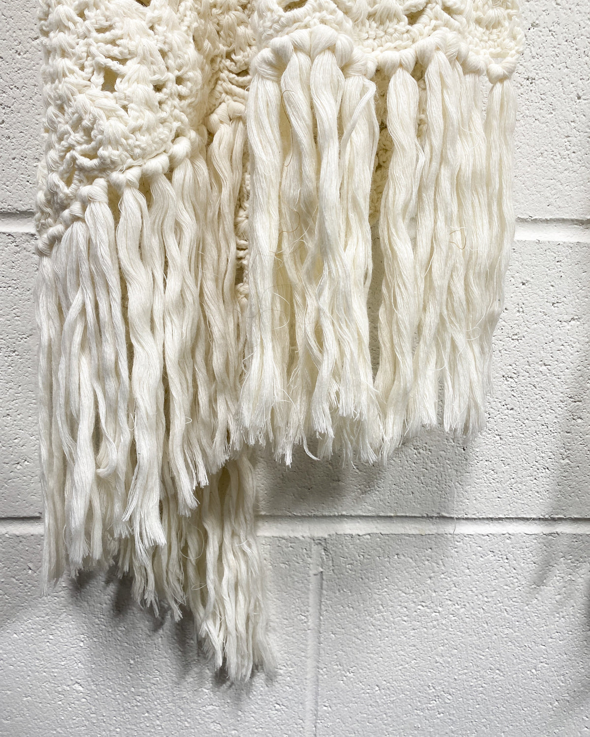 Vintage Crocheted Shawl