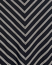 Black and White Striped Blouse (XXS)