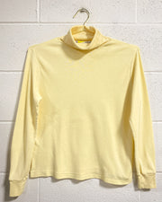 Vintage Butter Yellow Turtleneck (M)