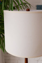 Mindy Cigar Floor Lamp with Silver Base
