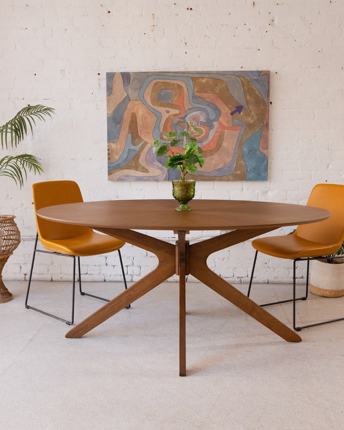 Jasper Oval Dining Table 63