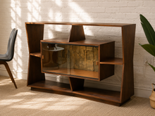 The Orbit Handcrafted Mid-Century Modern Wall Shelf