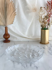 Vintage Cut Glass Serving Plate