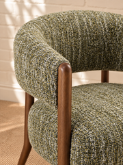 Abby Textured Accent Chair in Sage Amber