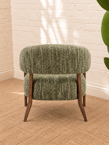 Abby Textured Accent Chair in Sage Amber