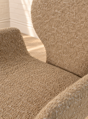 Adler Pedestal Dining Chair in Sand