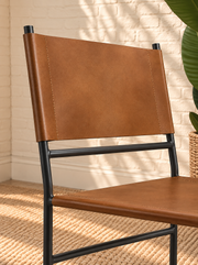 Alina Sling Dining Chair in Toffee