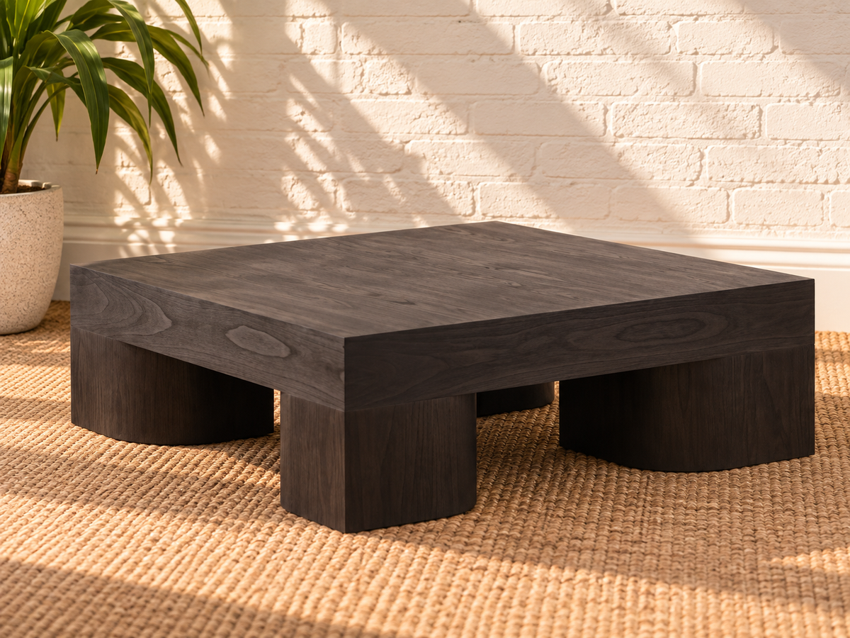 Arnold Coffee Table in Natural Dark Brown