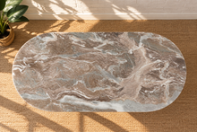 Atley Marble Dining Table in Taupe