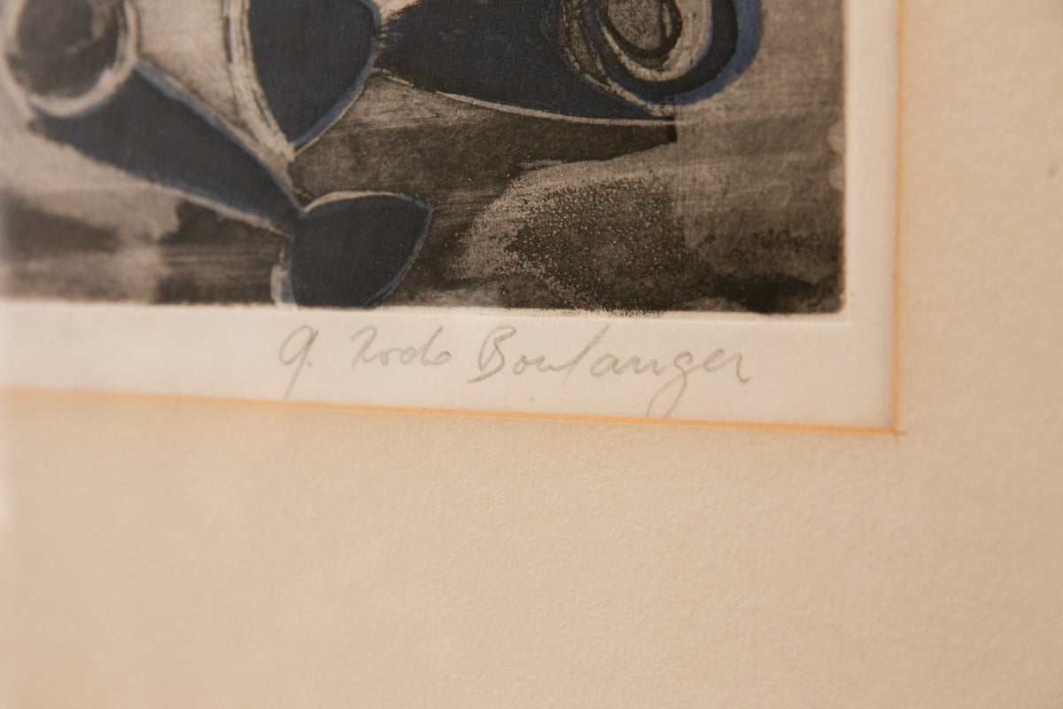 (L'Acrobate by Graciela Rodo Boulanger Lithograph Framed