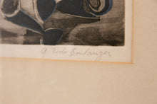 (L'Acrobate by Graciela Rodo Boulanger Lithograph Framed