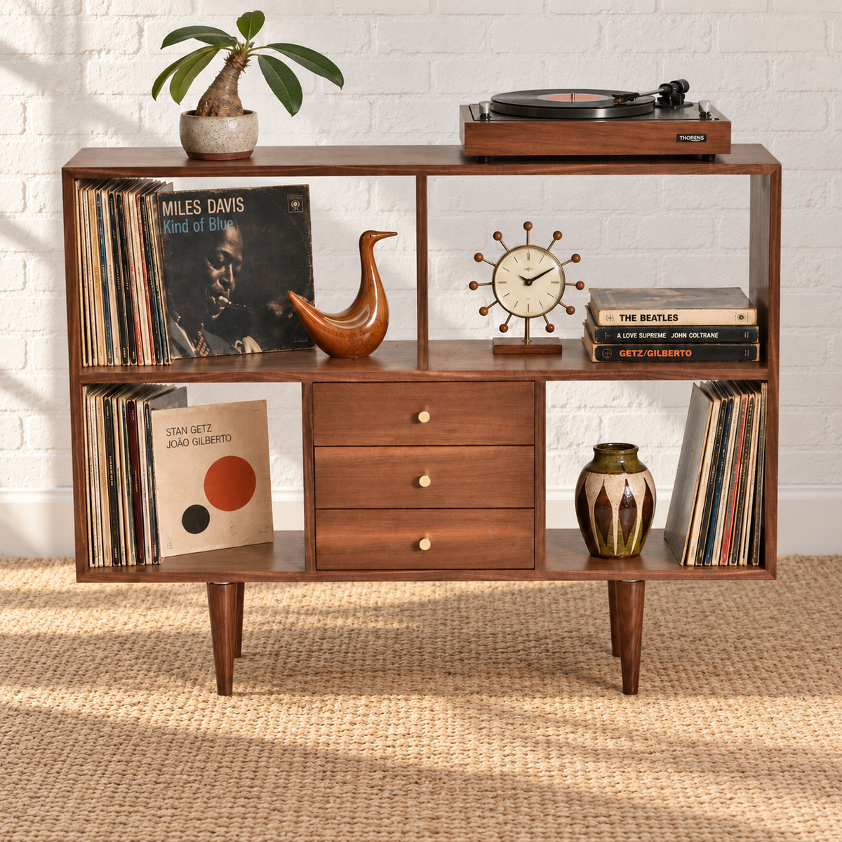 Steven Three-Drawer Multi Media Cabinet