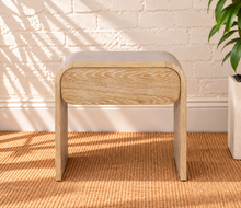 Blaise Nightstand with Drawer in Blonde Oak