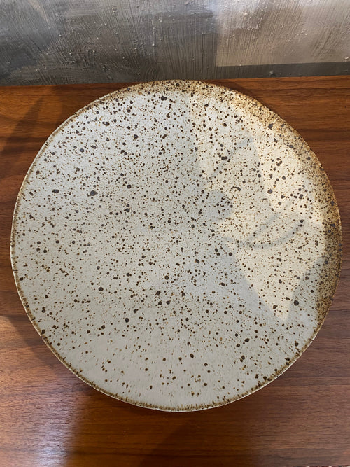 13” Diameter Speckled Shallow Bowl