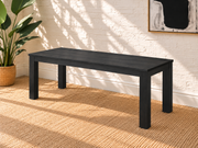 Callan Dining Table in Natural Black