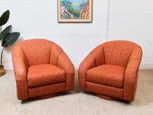 Orange Vintage Club Chair