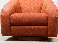 Orange Vintage Club Chair