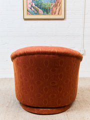 Orange Vintage Club Chair