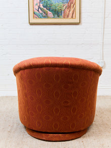 Orange Vintage Club Chair