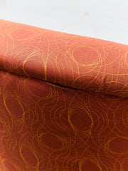 Orange Vintage Club Chair