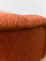 Orange Vintage Club Chair