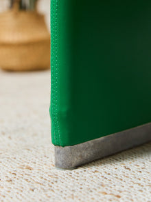 Italian Alky Chair in Kelly Green Upholstery by Giancarlo PIretti for Castelli, 1969