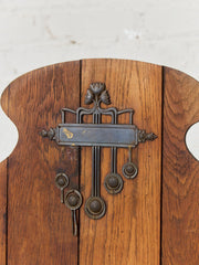 Rare Antique Arts and Crafts Style Oak Secretary Bookcase