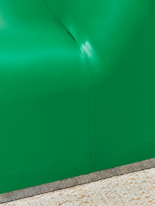 Italian Alky Chair in Kelly Green Upholstery by Giancarlo PIretti for Castelli, 1969