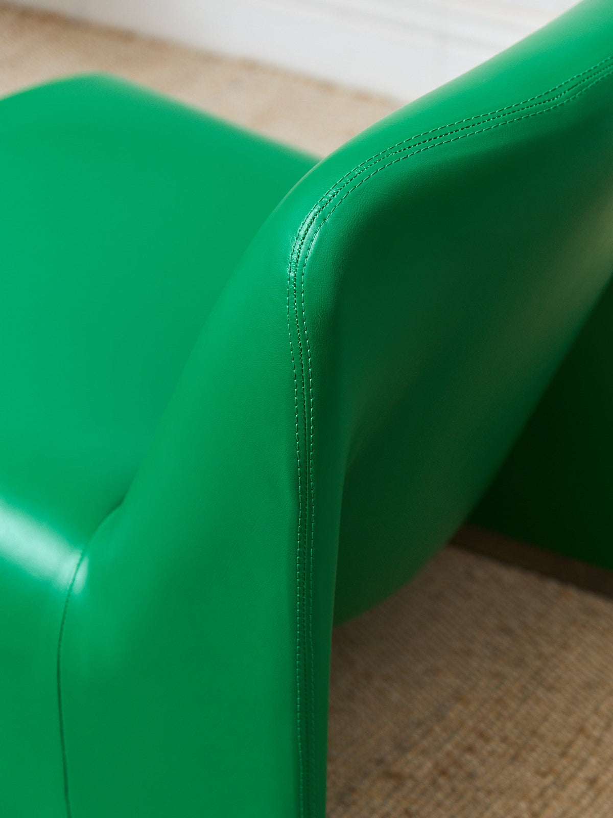 Italian Alky Chair in Kelly Green Upholstery by Giancarlo PIretti for Castelli, 1969