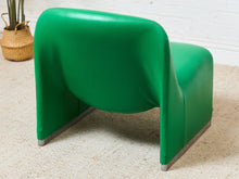 Italian Alky Chair in Kelly Green Upholstery by Giancarlo PIretti for Castelli, 1969