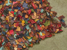 Vintage leather Rug