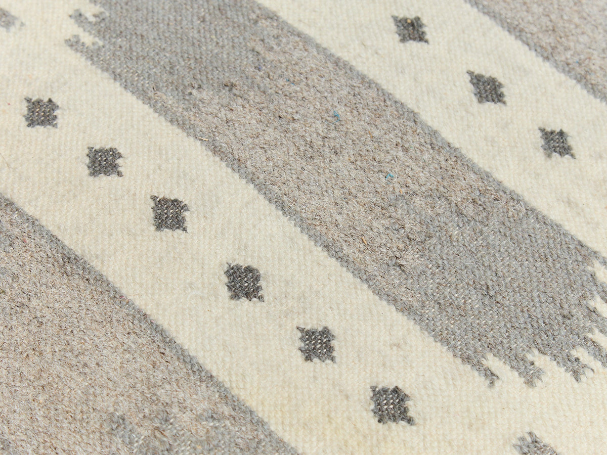 Vintage Gray Kilm Rug
