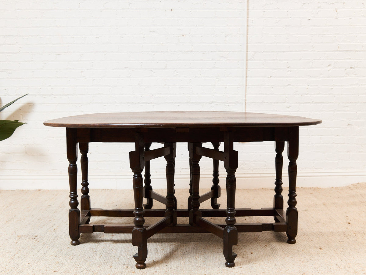 Antique Drop Leaf Dining Table