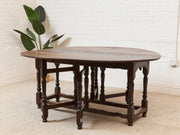 Antique Drop Leaf Dining Table