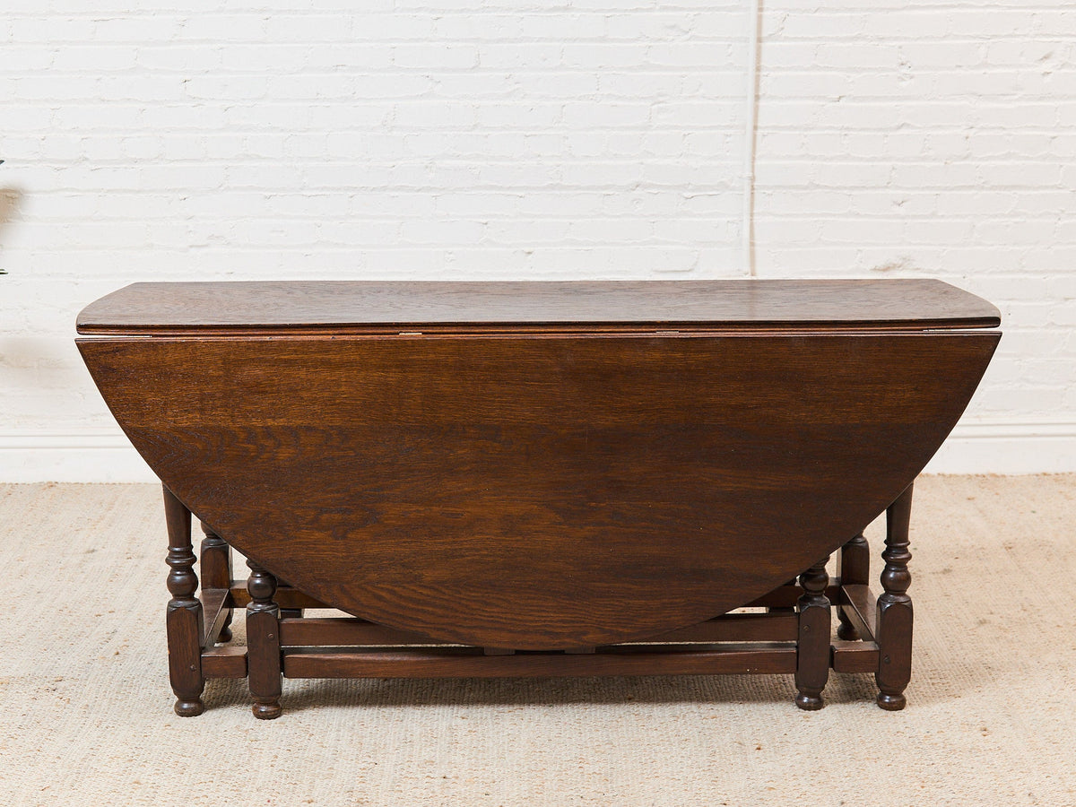 Antique Drop Leaf Dining Table