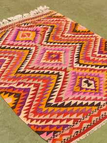 Anatolia Antalya Classic Kilim Rug with Bright Colors Large Rug