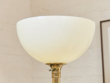 Brass Vintage Torchiere Floor Lamp
