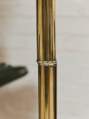 Brass Vintage Torchiere Floor Lamp