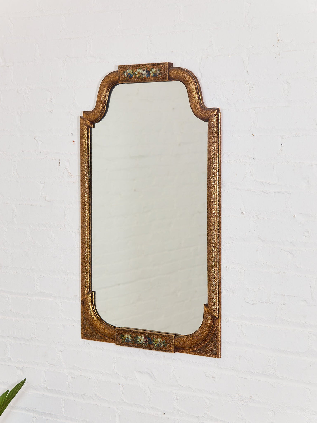 Hand-painted Antique Gilded Mirror