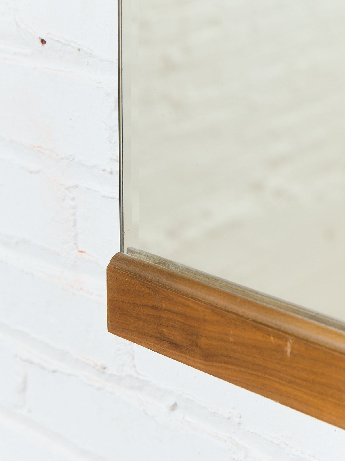 Wood Bottom Vintage Mirror