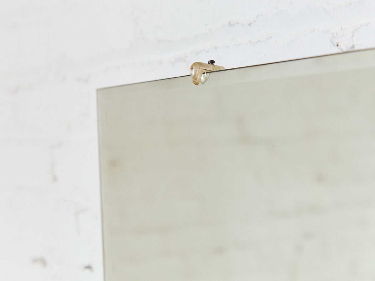 Wood Bottom Vintage Mirror